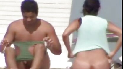 Sexy volte in spiaggia, orno amatoriale