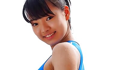 Blu costume da bagno Asiatico Assolutamente no